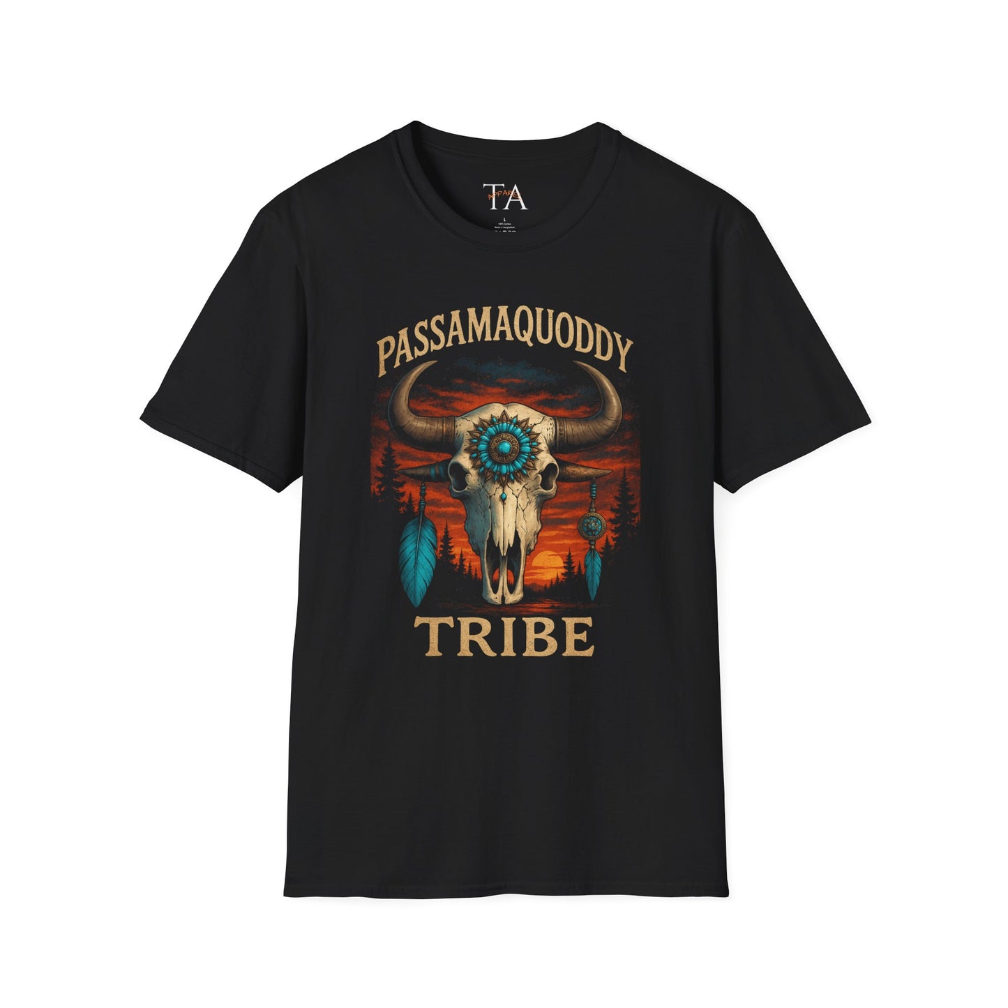 Tribal Graphic T-Shirt - Passamaquoddy Tribe Design3, Gift for Adventurers