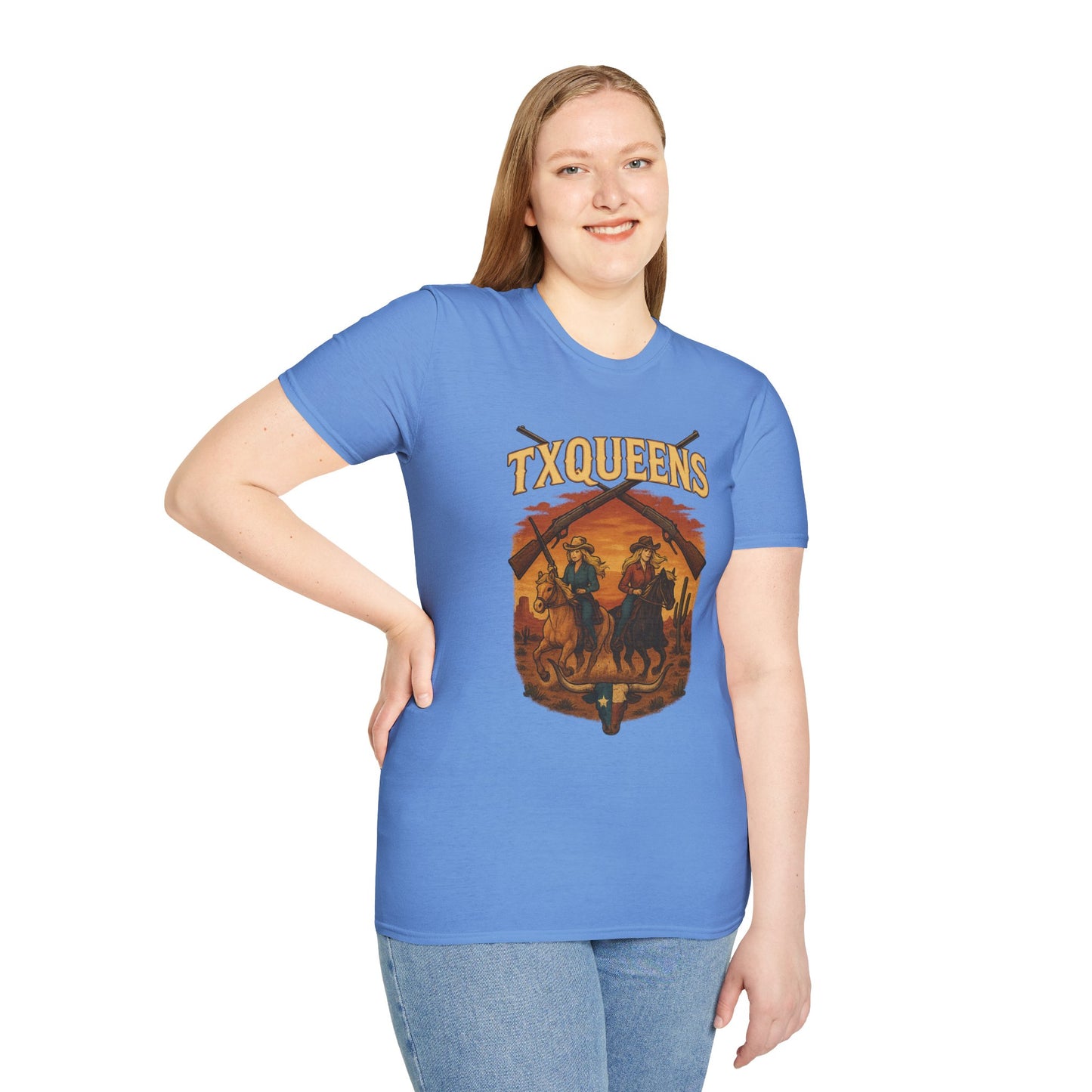 TXQUEENS Western Graphic Unisex T-Shirt