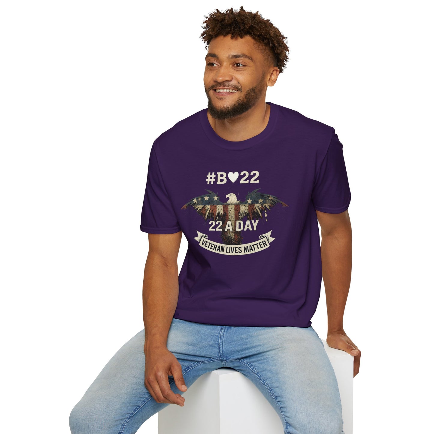 #B🤍22 Veteran Lives Matter T-Shirt