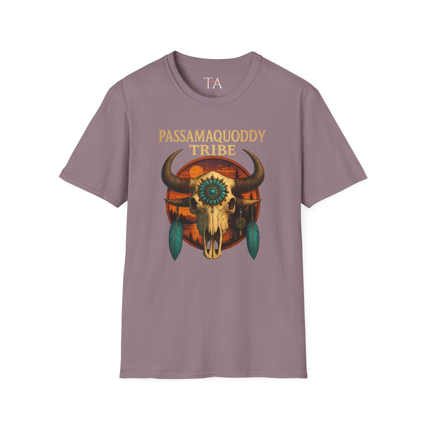 Tribal Graphic T-Shirt - Passamaquoddy Tribe Design2, Gift for Adventurers