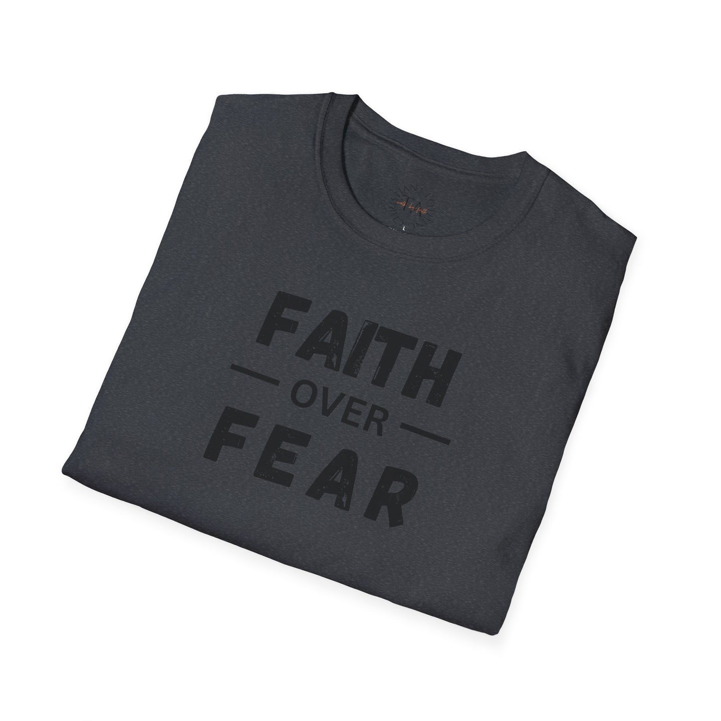 Faith Inspired Unisex T-Shirt - Faith Over Fear Design