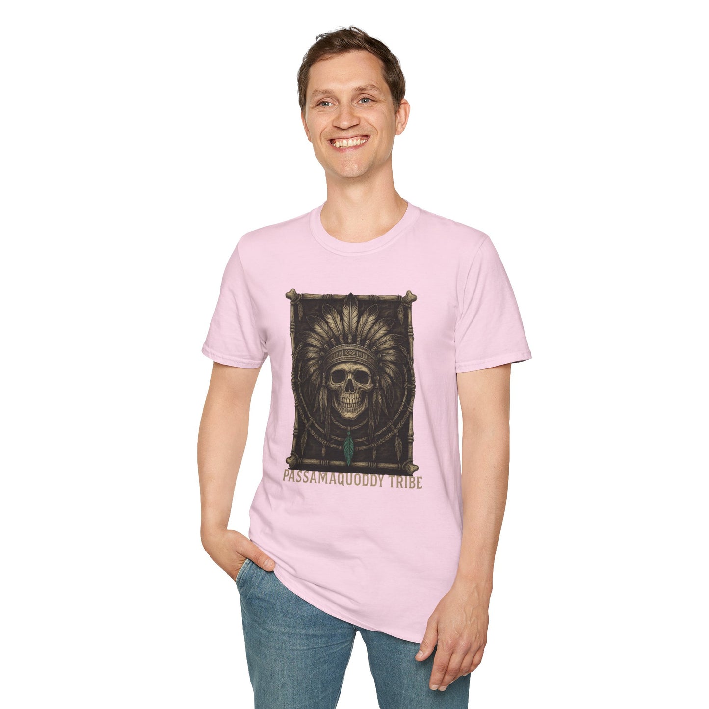 Tribal Graphic T-Shirt - Passamaquoddy Tribe Design8, Gift for Adventurers