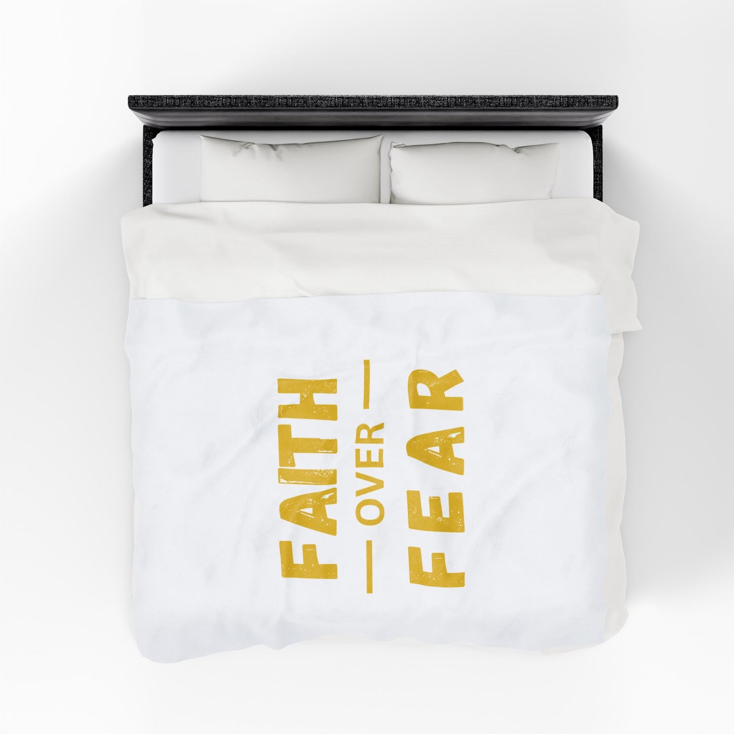 Faith Inspired Faith Over Fear Cozy Velveteen Plush Blanket with Motivational Quote - Perfect for Home Decor, Gifts, and Comfort, Faith over Fear, Inspirational [...]