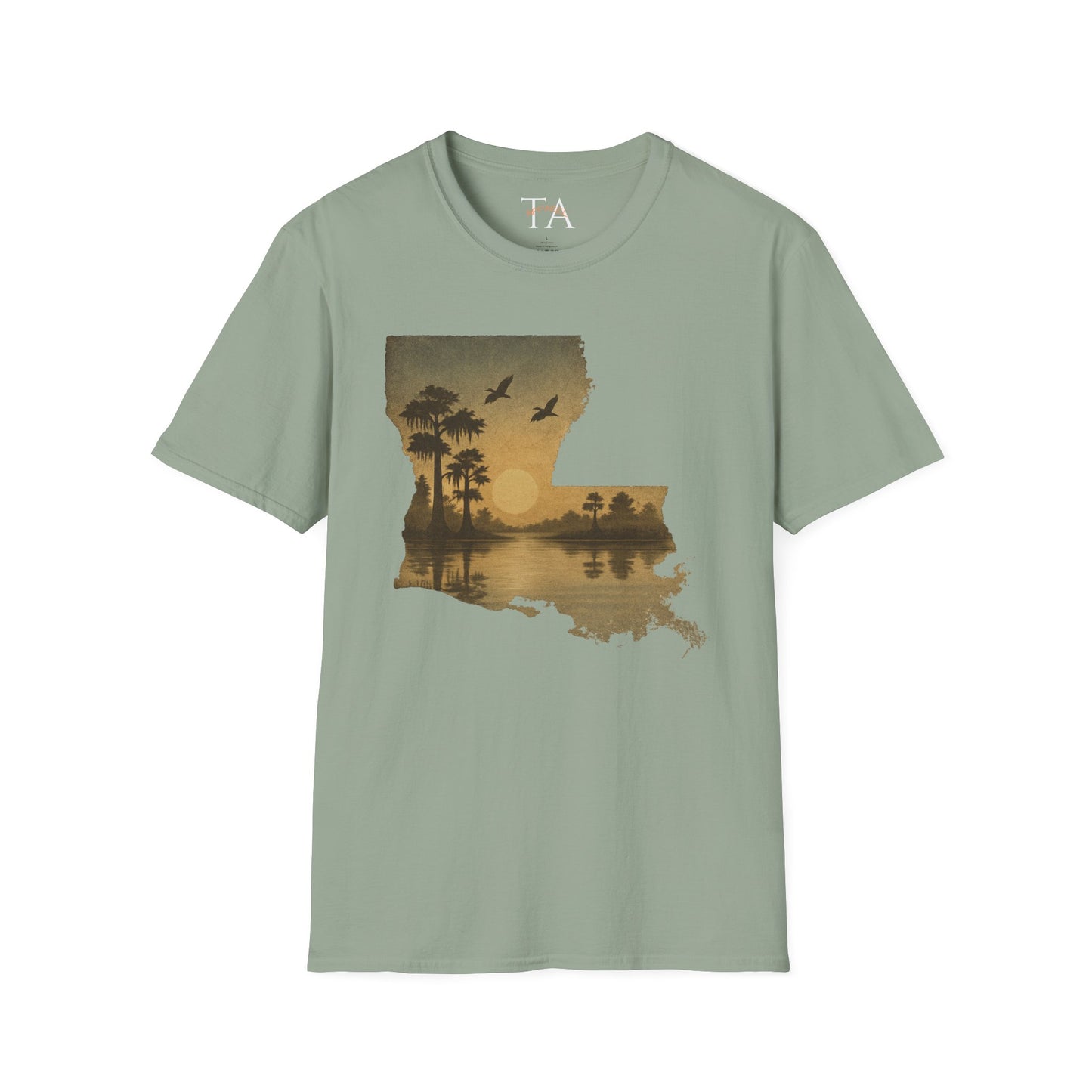 Louisiana Sunset Unisex T-Shirt - Souvenir Tee for Nature Lovers and Lake Life Enthusiasts
