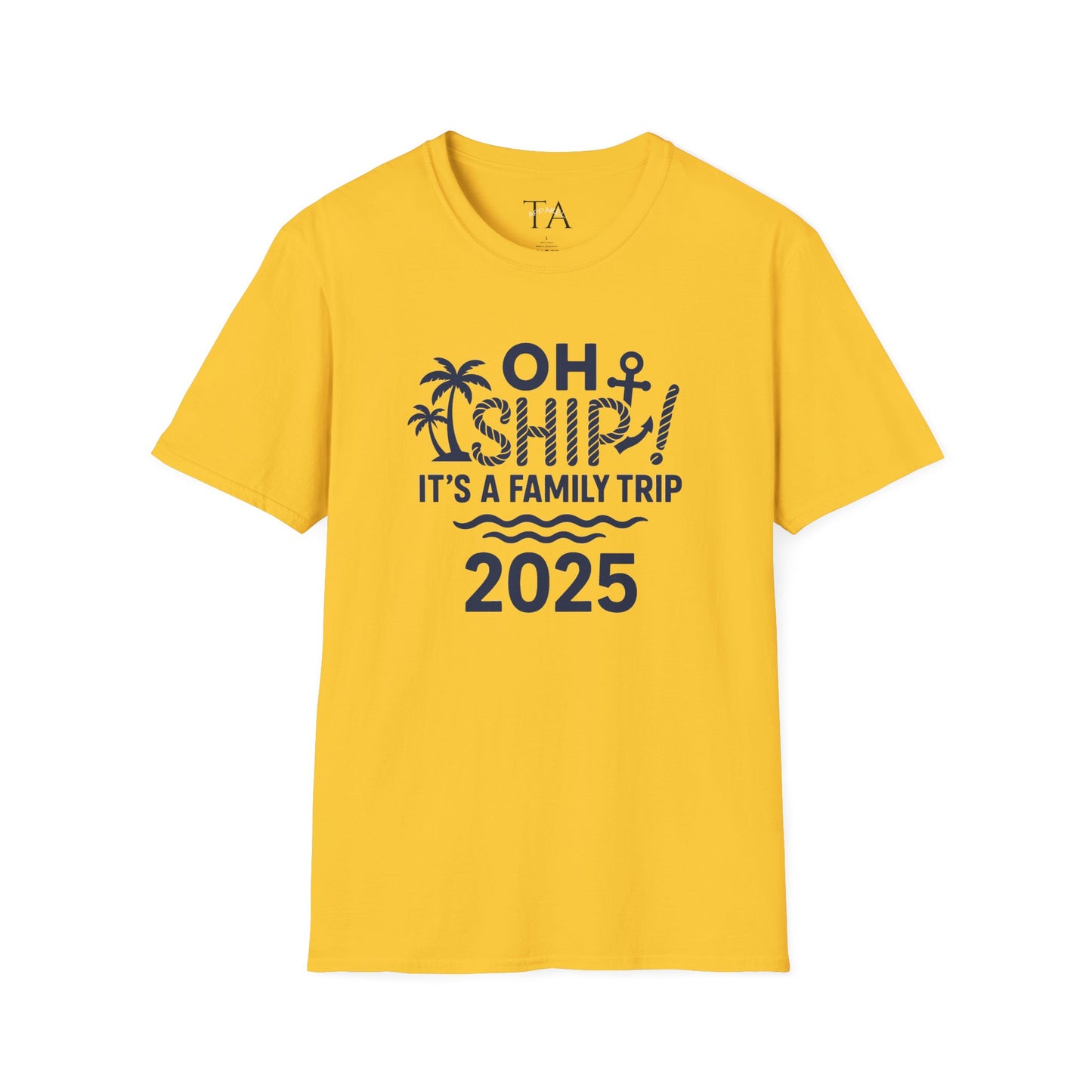 Family Cruise Vacation T-Shirt - Oh Ship, It's A Family Trip