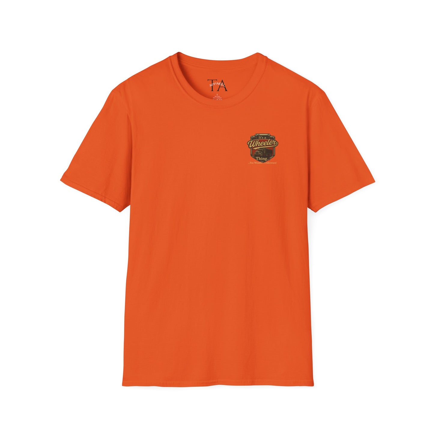 "It's a Wheeler Thing" Unisex Softstyle T-Shirt, Ideal for Truck Lovers, Gifts for Drivers, Casual Wear, Perfect for Birthdays, Father's Day