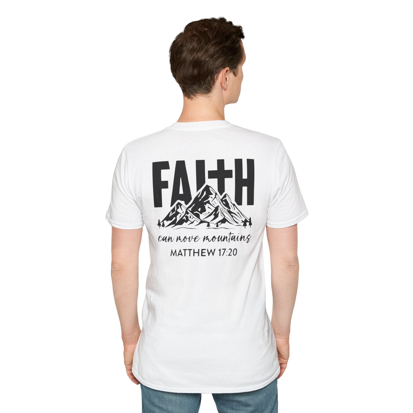 Faith-Inspired Unisex T-Shirt - Motivational Tee - Faith Can Move Mountains