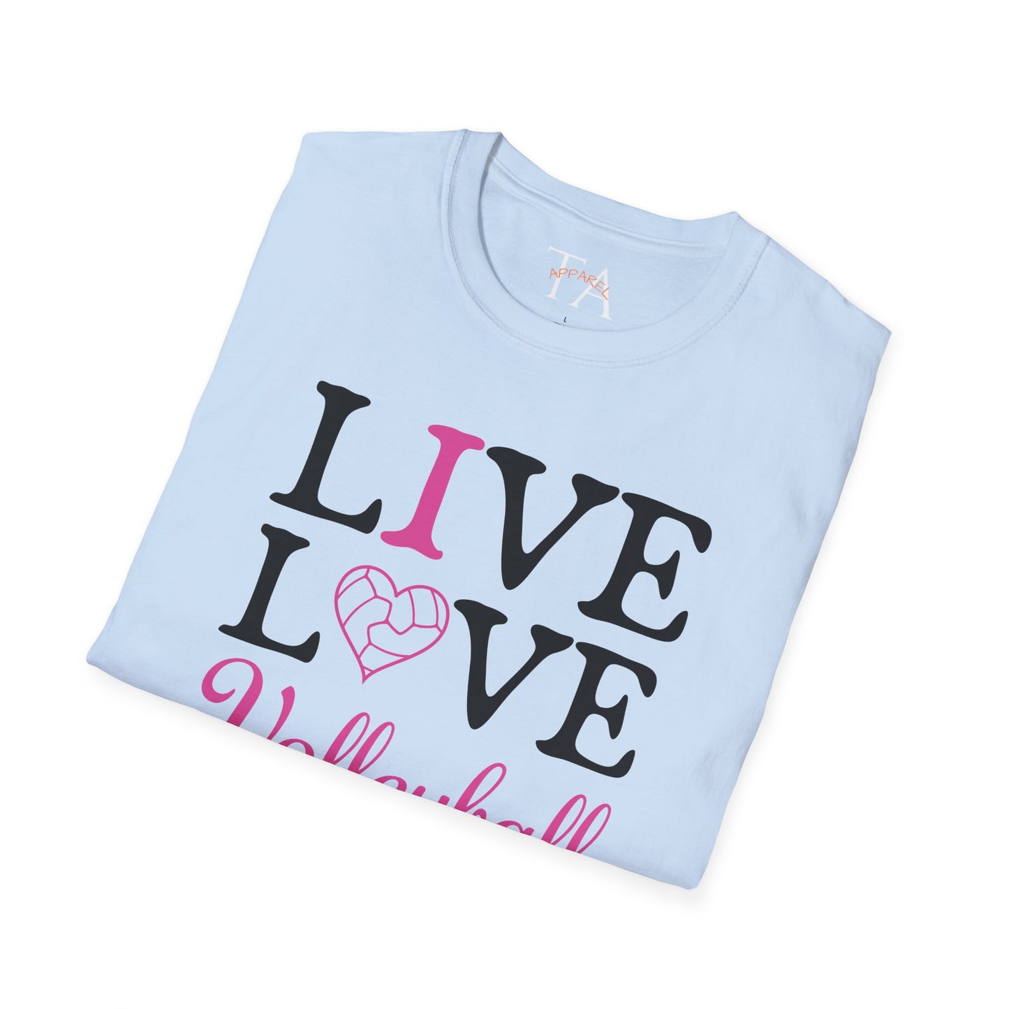 Volleyball T-Shirt - I love Volleyball design