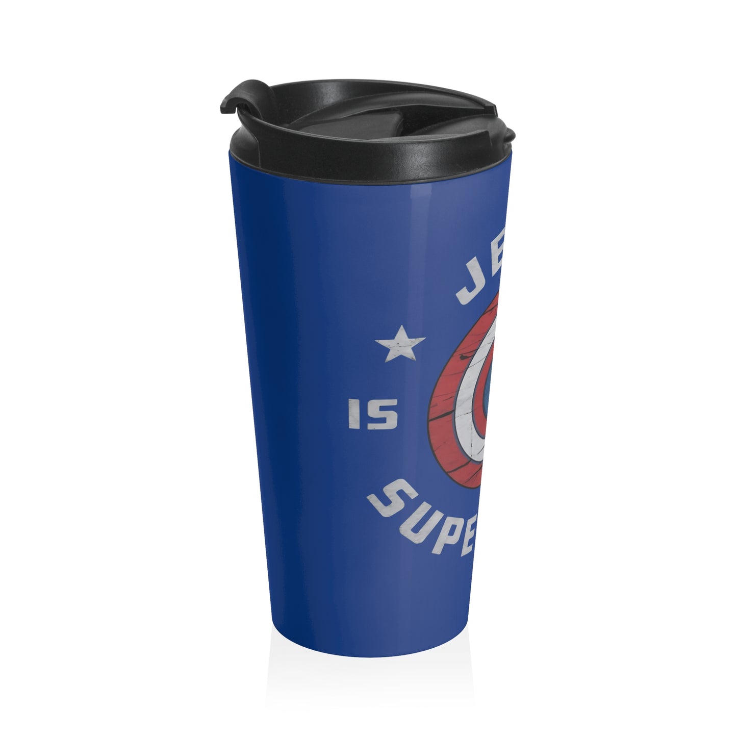 Travel Mug - Jesus is My Superhero Stainless Steel - | Christian Coffee Cup, Gift for Pastor, Travel Mug for Religious Inspiration, Bible [...]