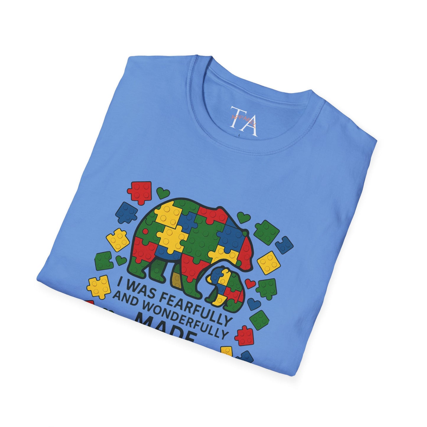 Autism Lego Mama Bear T-Shirt