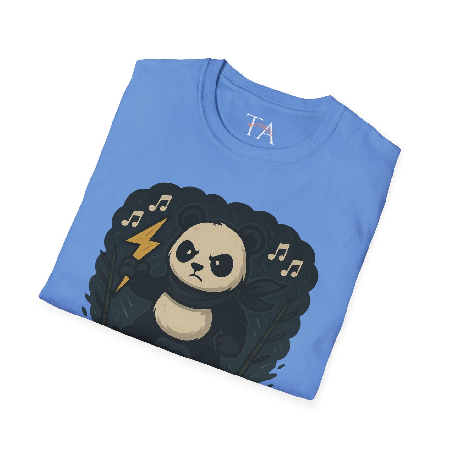 Panda Storm Tee for Animal and Music Lovers - Softstyle T-Shirt