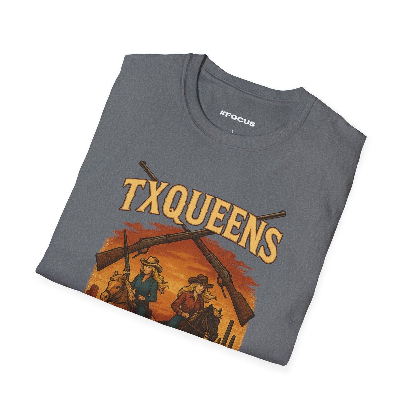 TXQUEENS Western Graphic Unisex T-Shirt