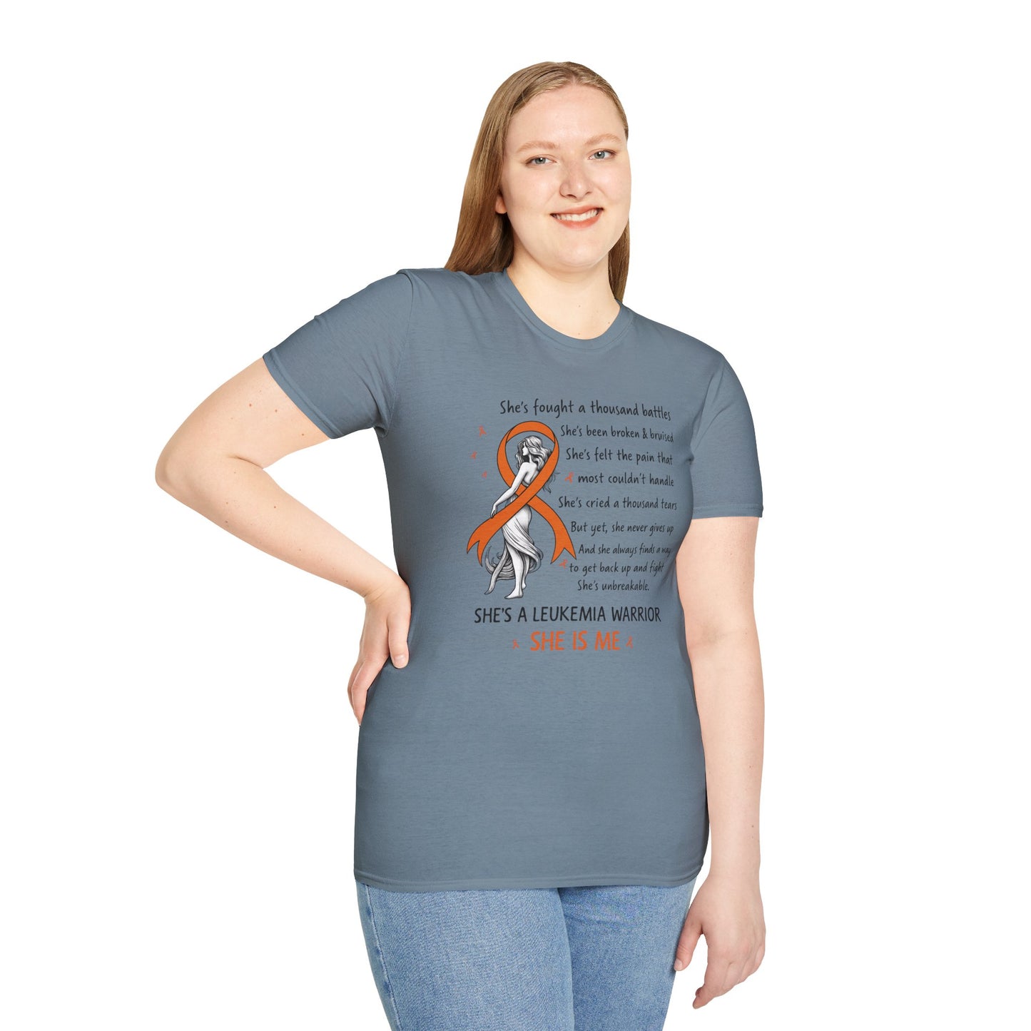 Leukemia Warrior T-Shirt - Unisex Softstyle Support Apparel