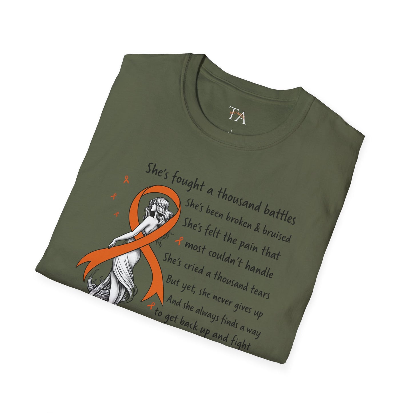Leukemia Warrior T-Shirt - Unisex Softstyle Support Apparel