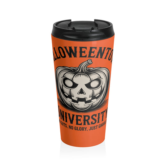 Halloween Travel Mug, Stainless Steel Pumpkin Coffee Tumbler