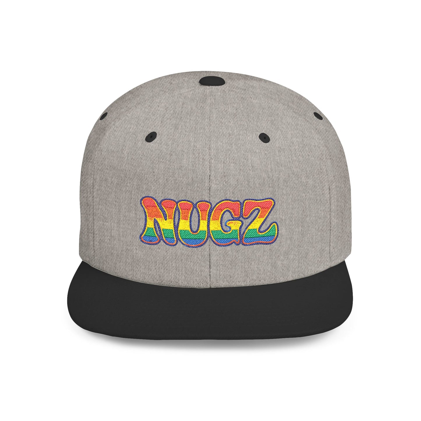NUGZ Flat Bill Snapback | Trendy Festival Cap