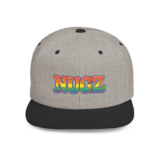 NUGZ Flat Bill Snapback | Trendy Festival Cap