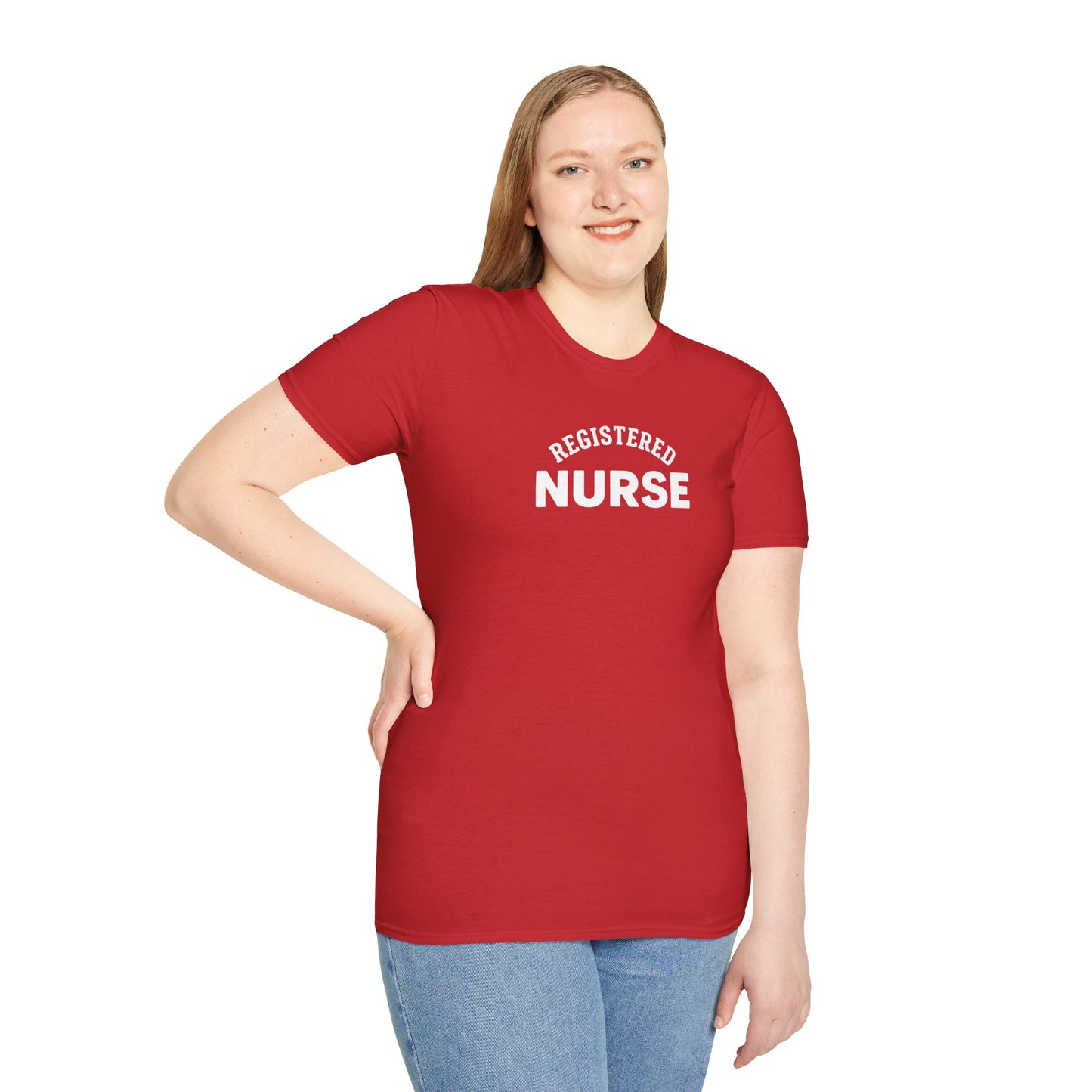 Faith Inspired Waymaker Registered Nurse Unisex Softstyle T-Shirt