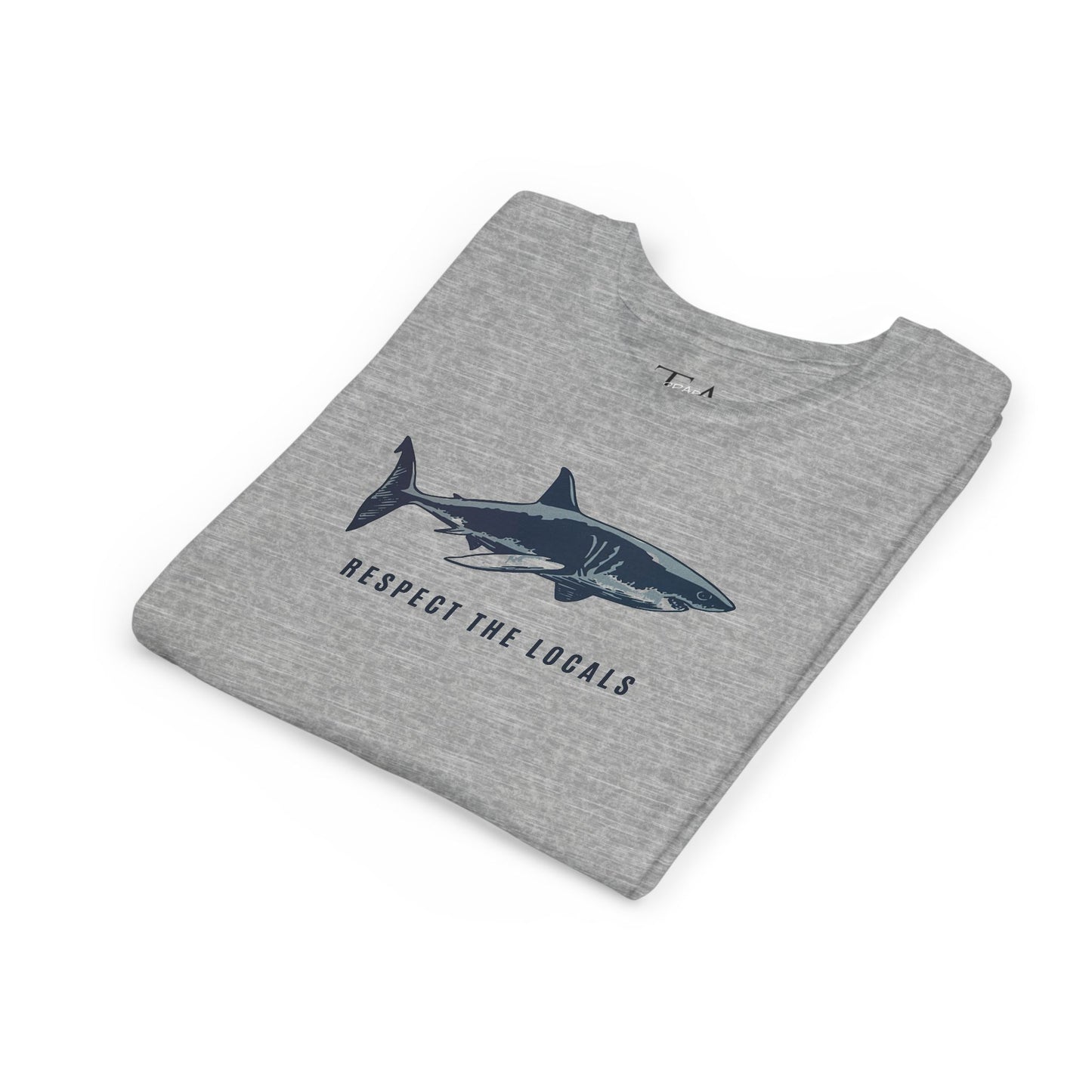 Kids Shark Youth Tee | Respect The Locals | Shark Lovers Shirt