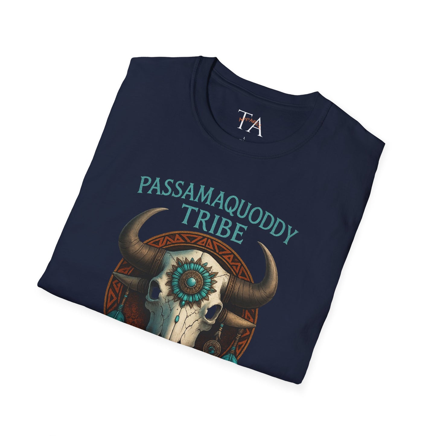 Tribal Graphic T-Shirt - Passamaquoddy Tribe Design, Gift for Adventurers