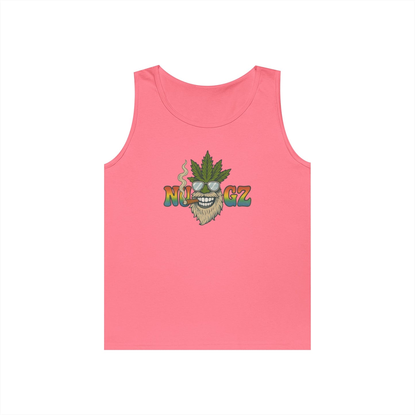 NUGZ Chill Vibes Tank Top | Retro Cannabis Design
