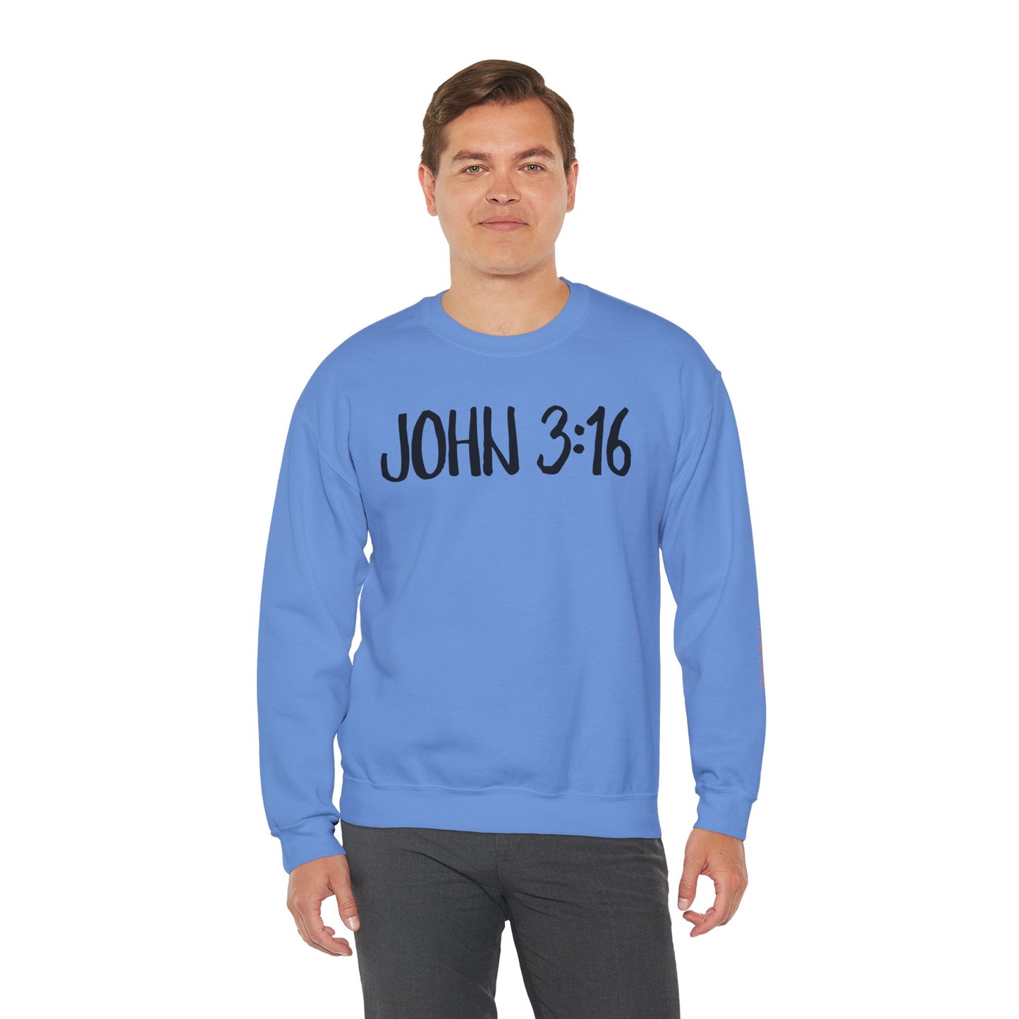 Faith Inspired John 3:16 Crewneck Sweatshirt