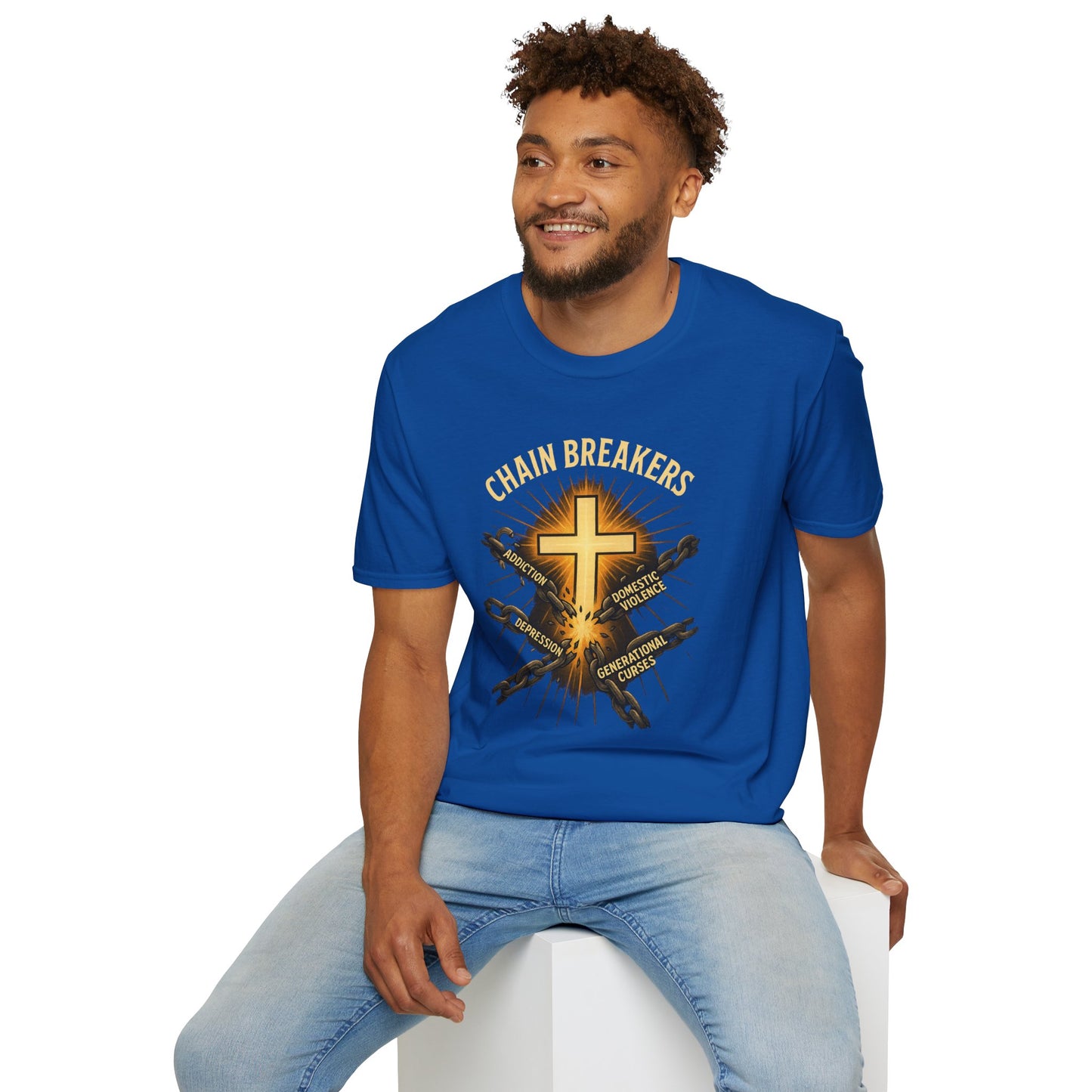 Chain Breakers T-Shirt - Breaking Chains of Addiction and Domestic Violence