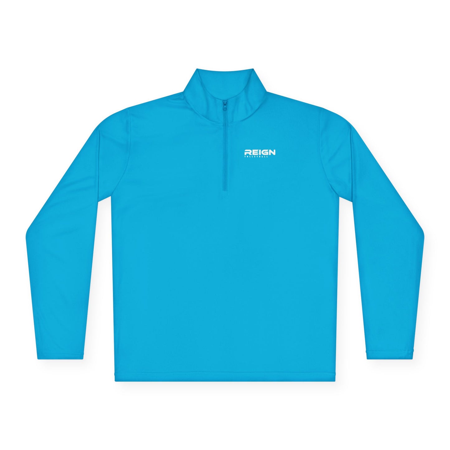 Reign Volleyball Quarter-Zip Pullover — Minimal 'weekend' Chest Logo Pullover