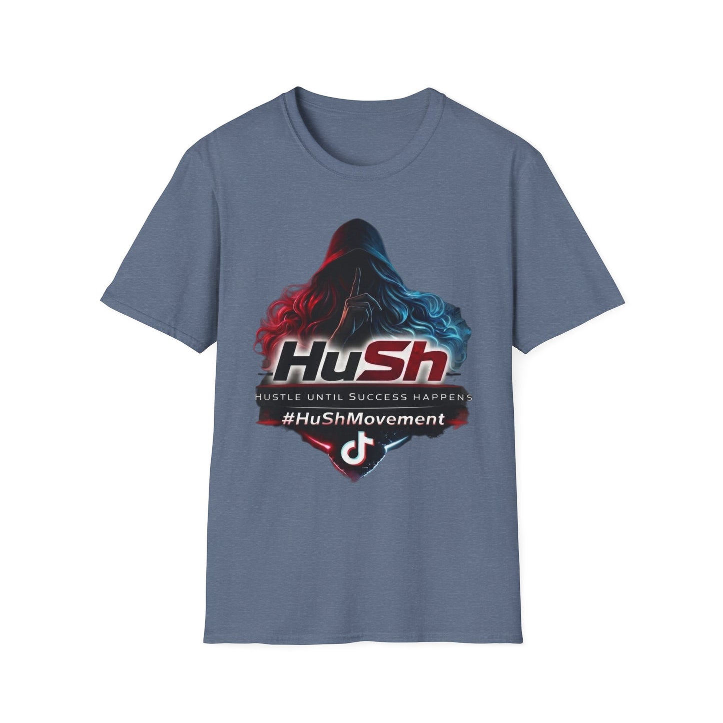 #HuSh Movement feminine Logo T-Shirt | Hustle Until Success Happens