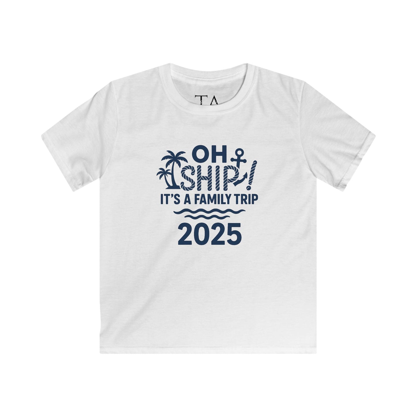 Family Cruise Vacation T-Shirt - Oh Ship, It's A Family Trip