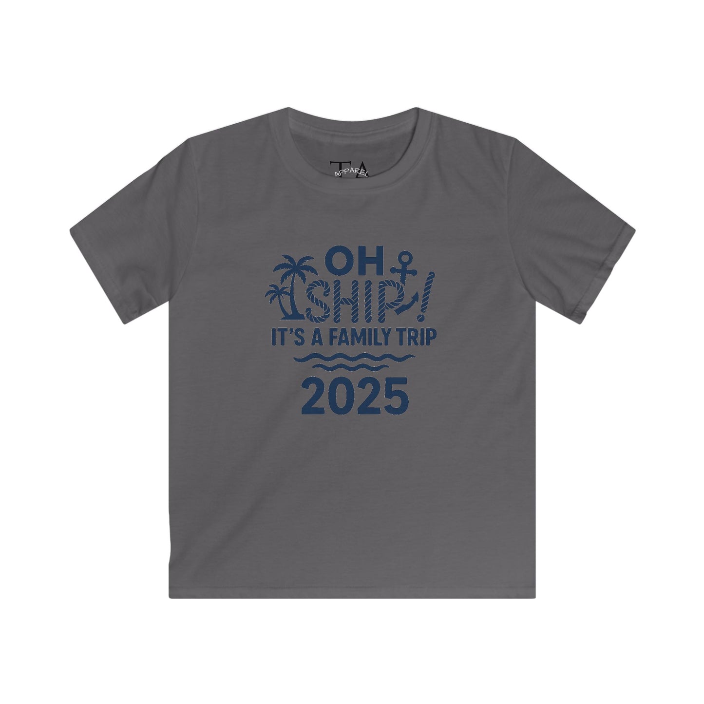 Family Cruise Vacation T-Shirt - Oh Ship, It's A Family Trip