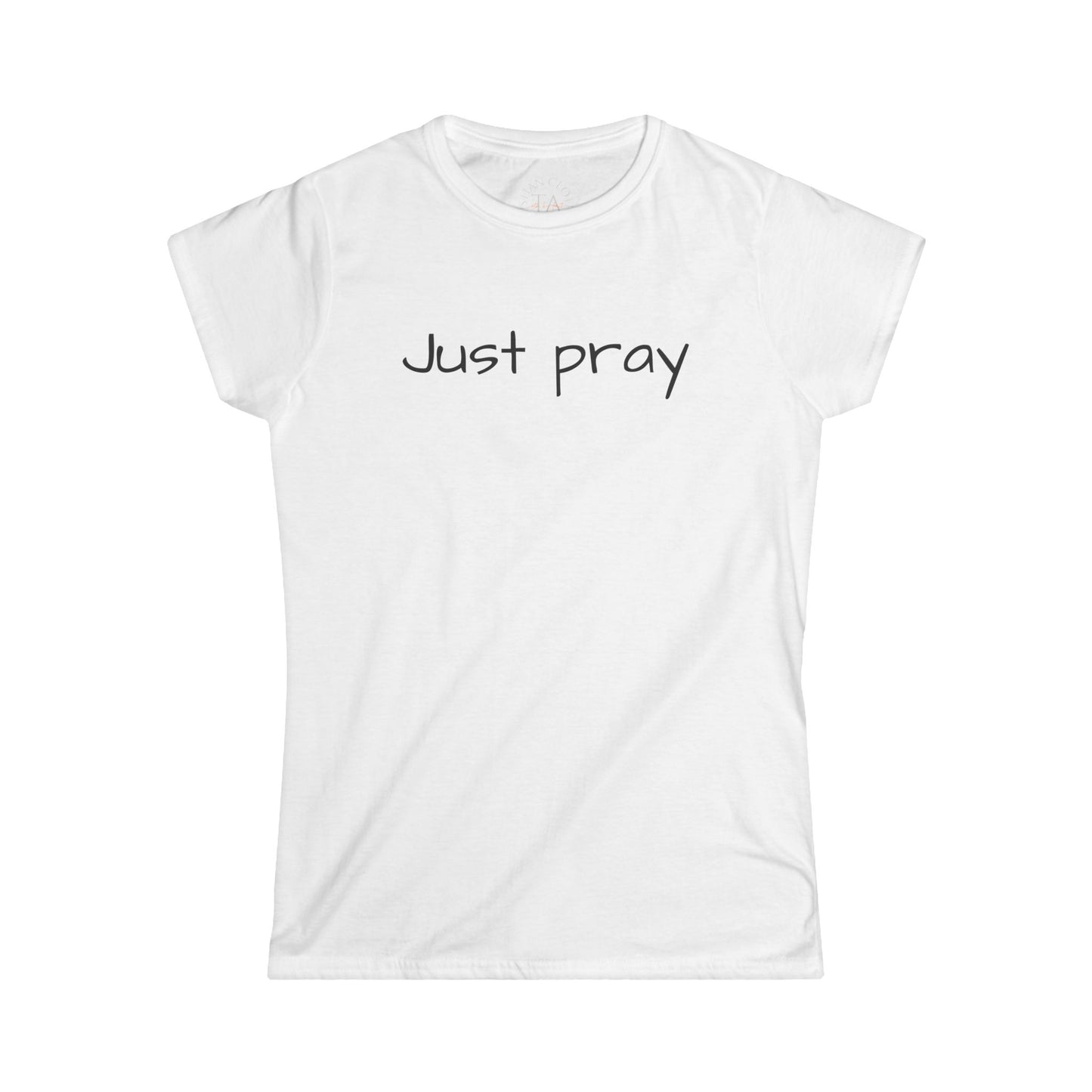 Women’s Inspirational Tee - Just Pray, Motivational Shirt, Faith-based T-Shirt, Casual Wear, Gift for Her, Spiritual Apparel