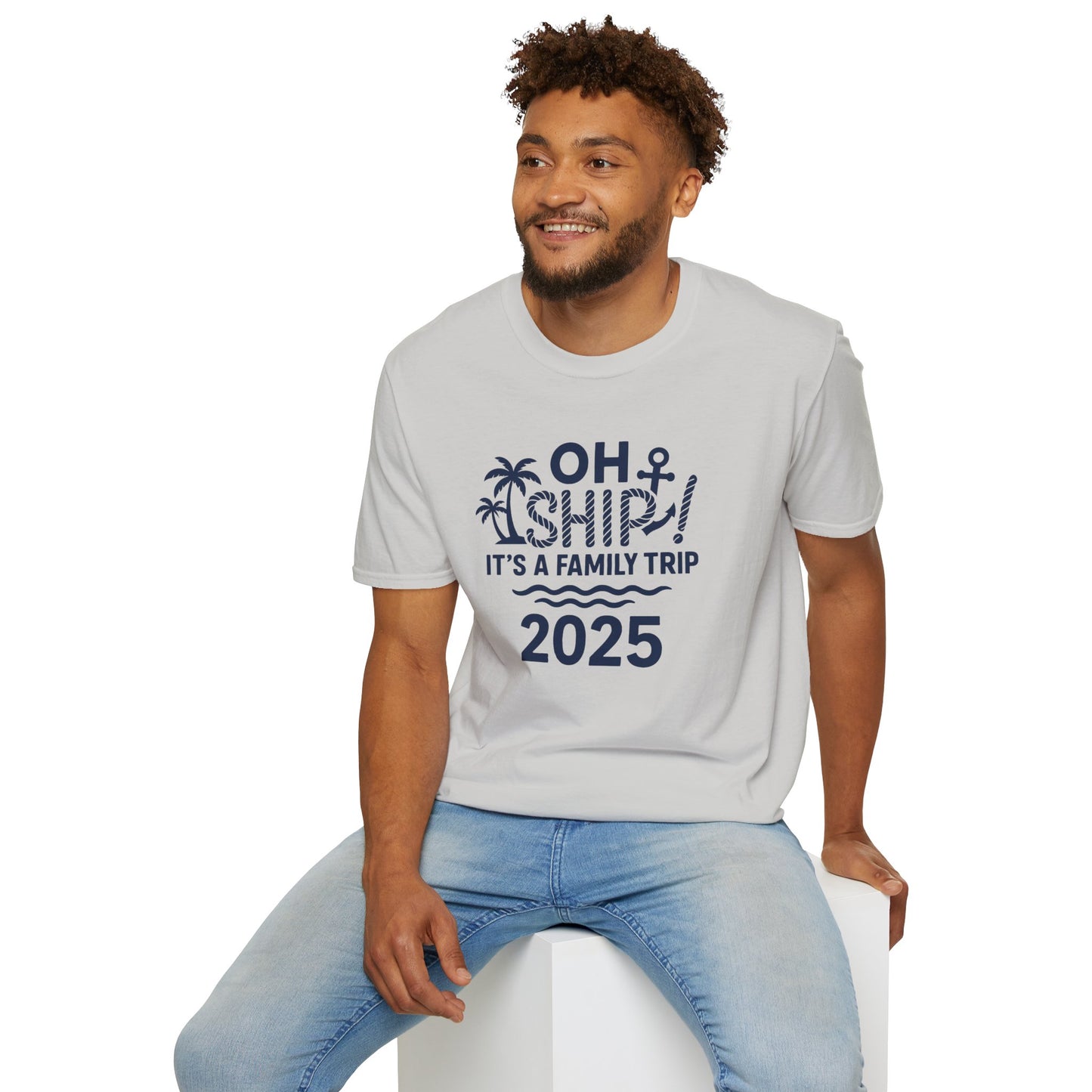 Family Cruise Vacation T-Shirt - Oh Ship, It's A Family Trip