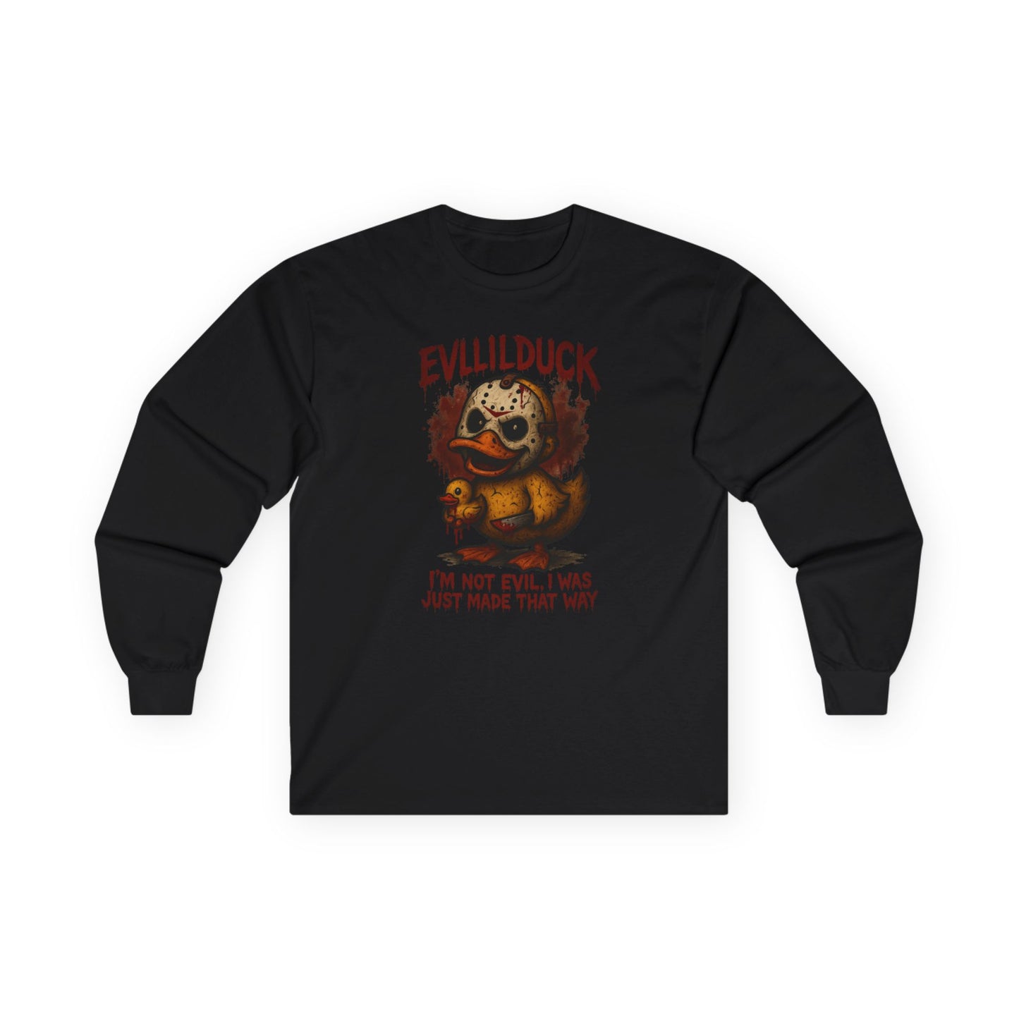 Evllilduck Long Sleeve Tee - Halloween Costume & Birthday Gift