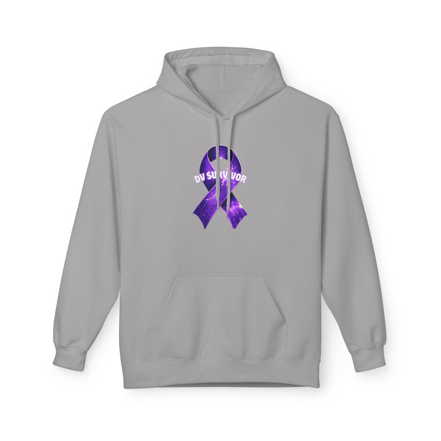 Domestic Violence(DV) Survivor - Unisex Midweight Softstyle Fleece Hoodie Domestic Violence Awareness