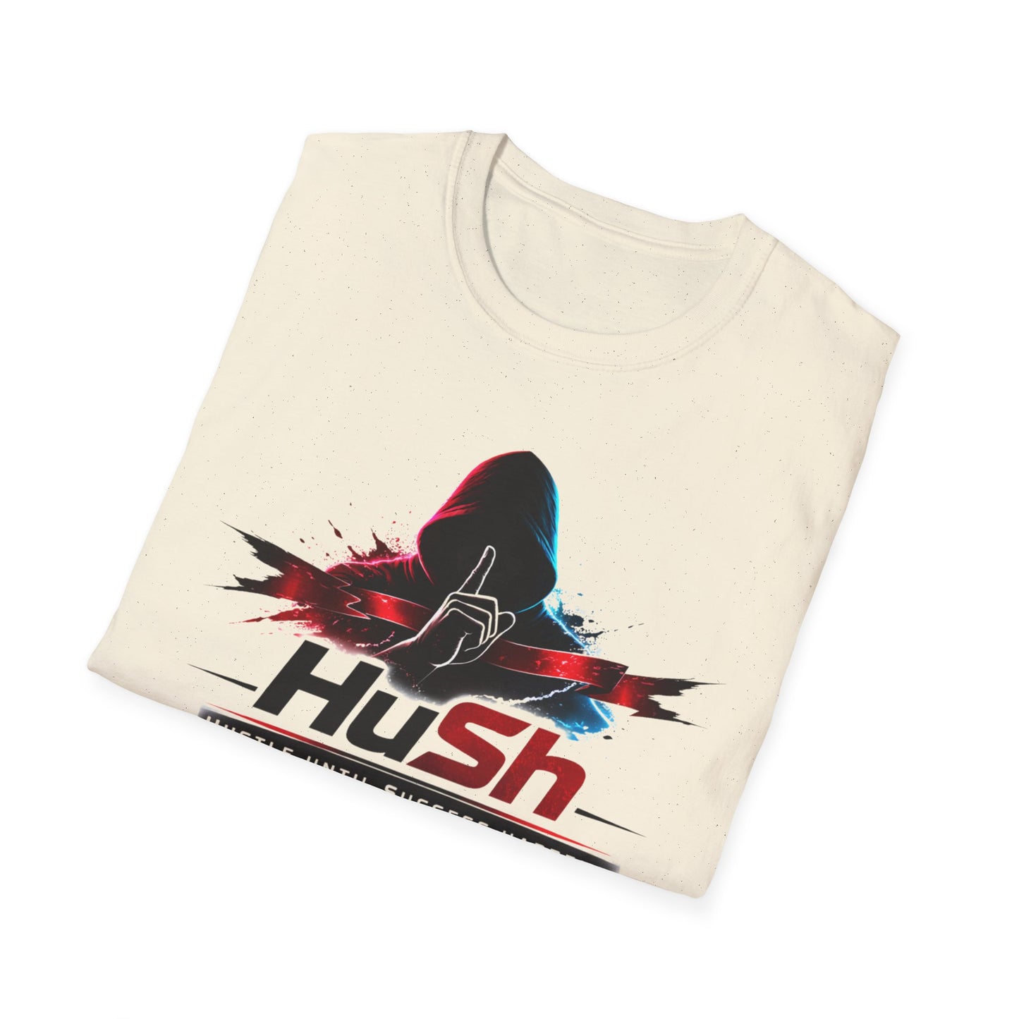 #HuSh silhouette graphic Tee | Hustle Until Success Happens, #HuShMovement