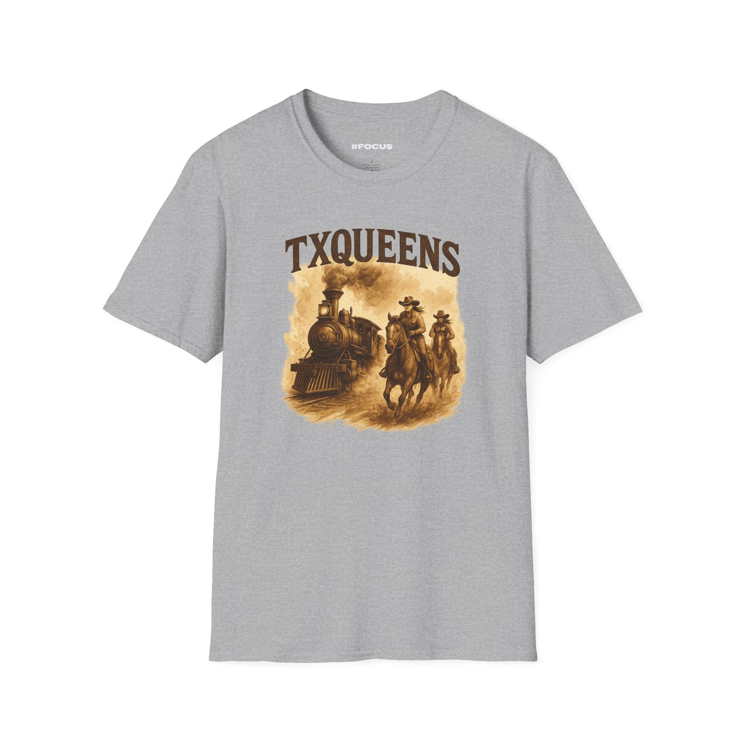 TXQUEENS Vintage Western Graphic Tee - Unisex T-Shirt