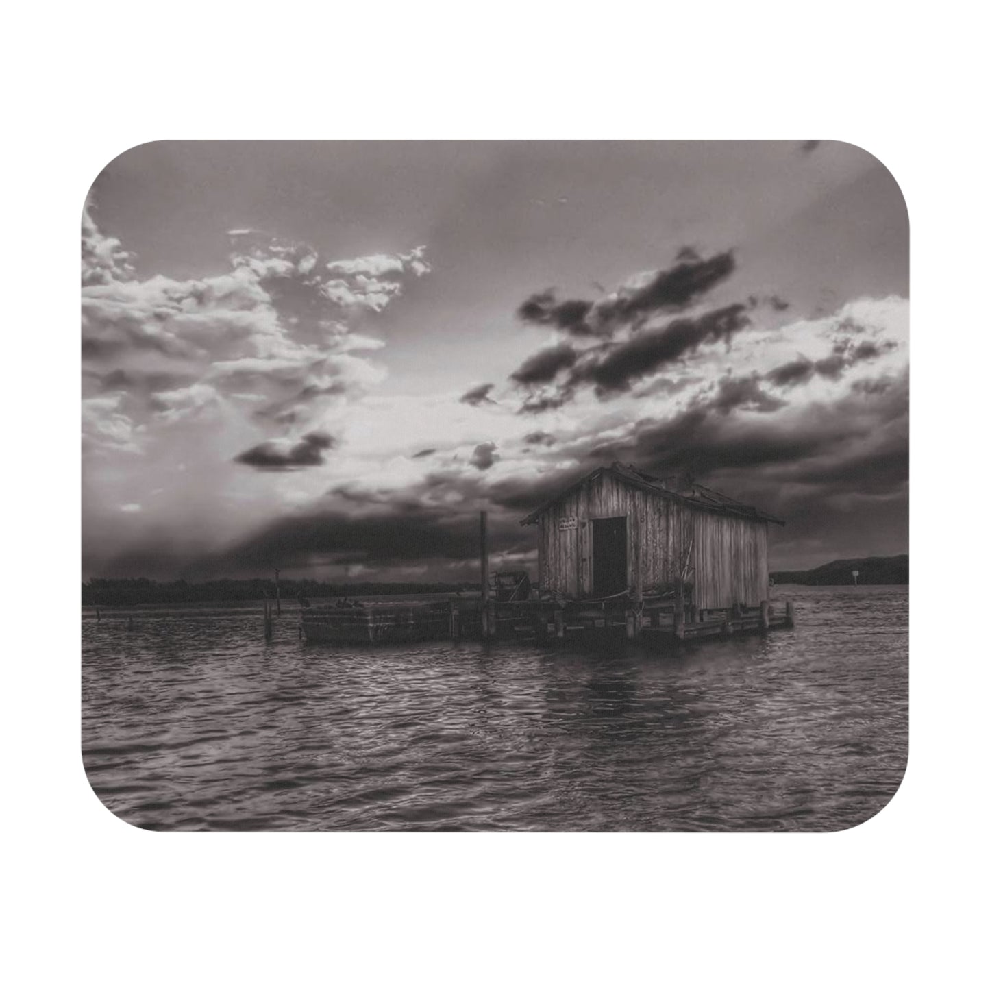 Rectangle Mouse Pad, Water House Design, Relaxing Coastal Decor, Office Desk Accessories, Home Office Gifts, Rectangle Mouse Mat