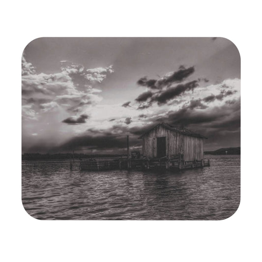 Rectangle Mouse Pad, Water House Design, Relaxing Coastal Decor, Office Desk Accessories, Home Office Gifts, Rectangle Mouse Mat