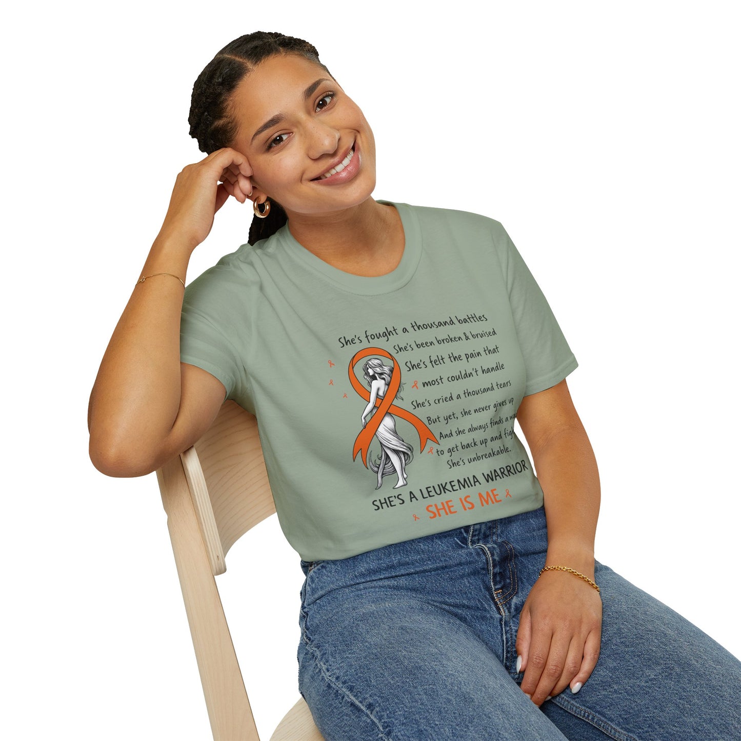 Leukemia Warrior T-Shirt - Unisex Softstyle Support Apparel