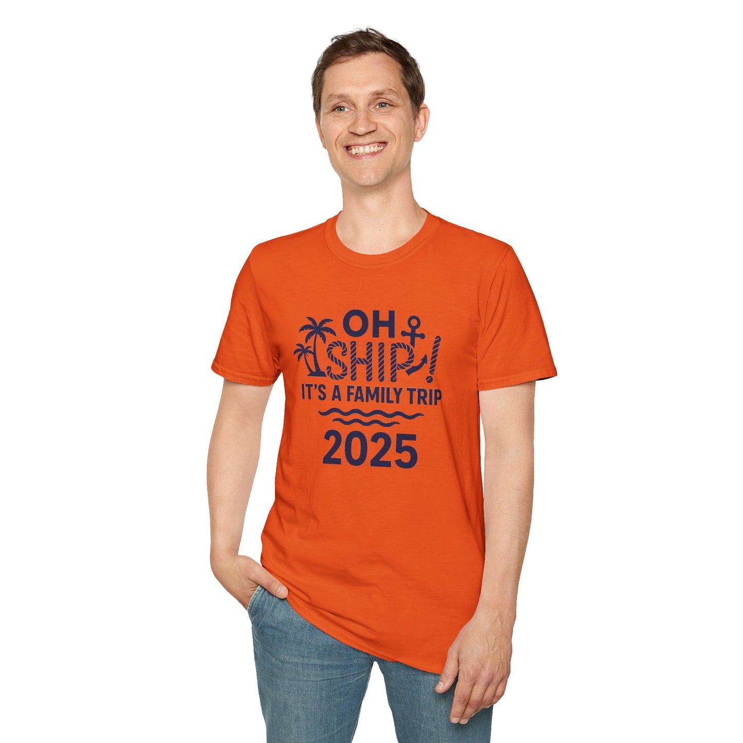 Family Cruise Vacation T-Shirt - Oh Ship, It's A Family Trip