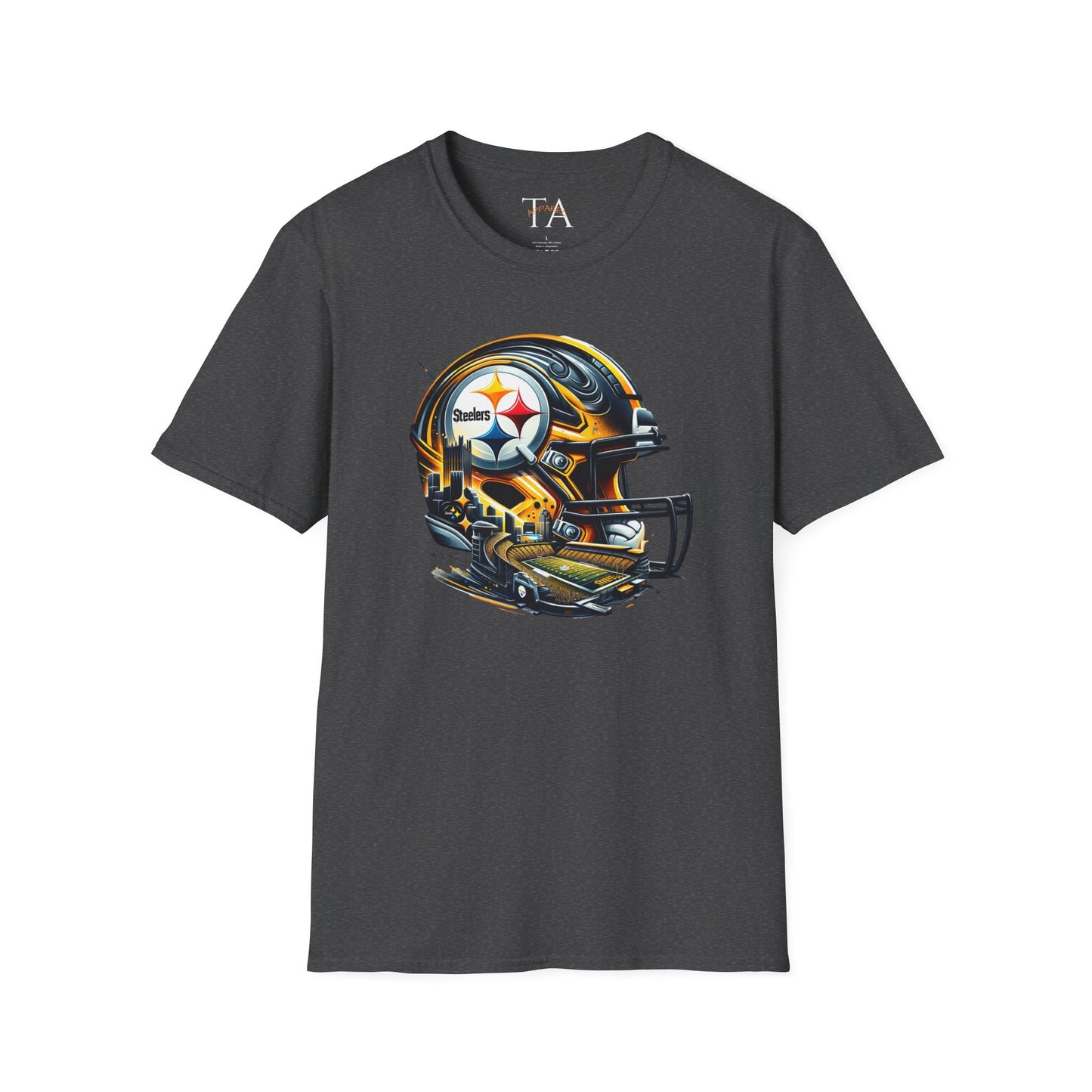 Bold Football Helmet Unisex T-Shirt | Sports Fan Tee