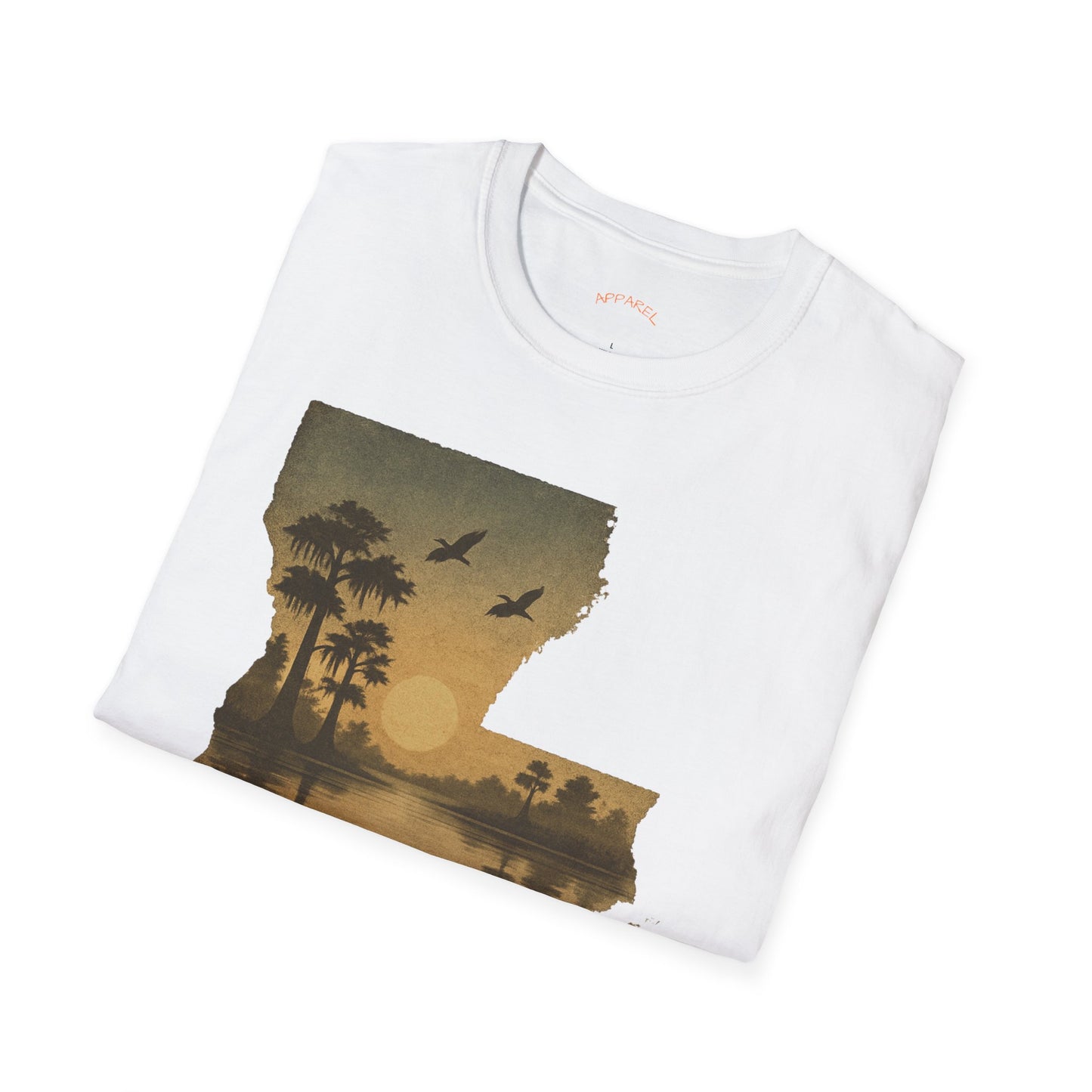 Louisiana Sunset Unisex T-Shirt - Souvenir Tee for Nature Lovers and Lake Life Enthusiasts