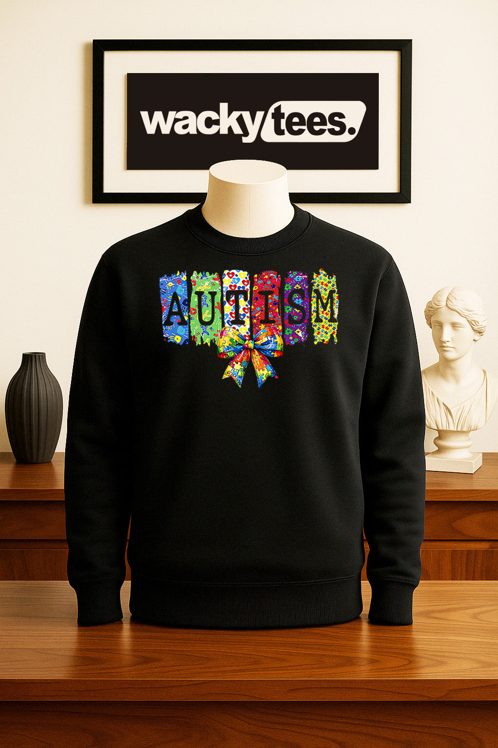 Autism Ribbon Awareness 2 Graphic Tee Shirt
