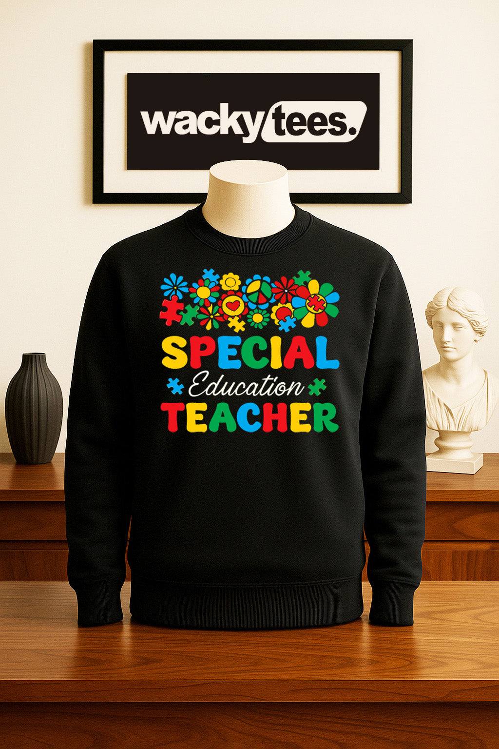 Special Education Teacher Autism Awareness Graphic Tee Shirt