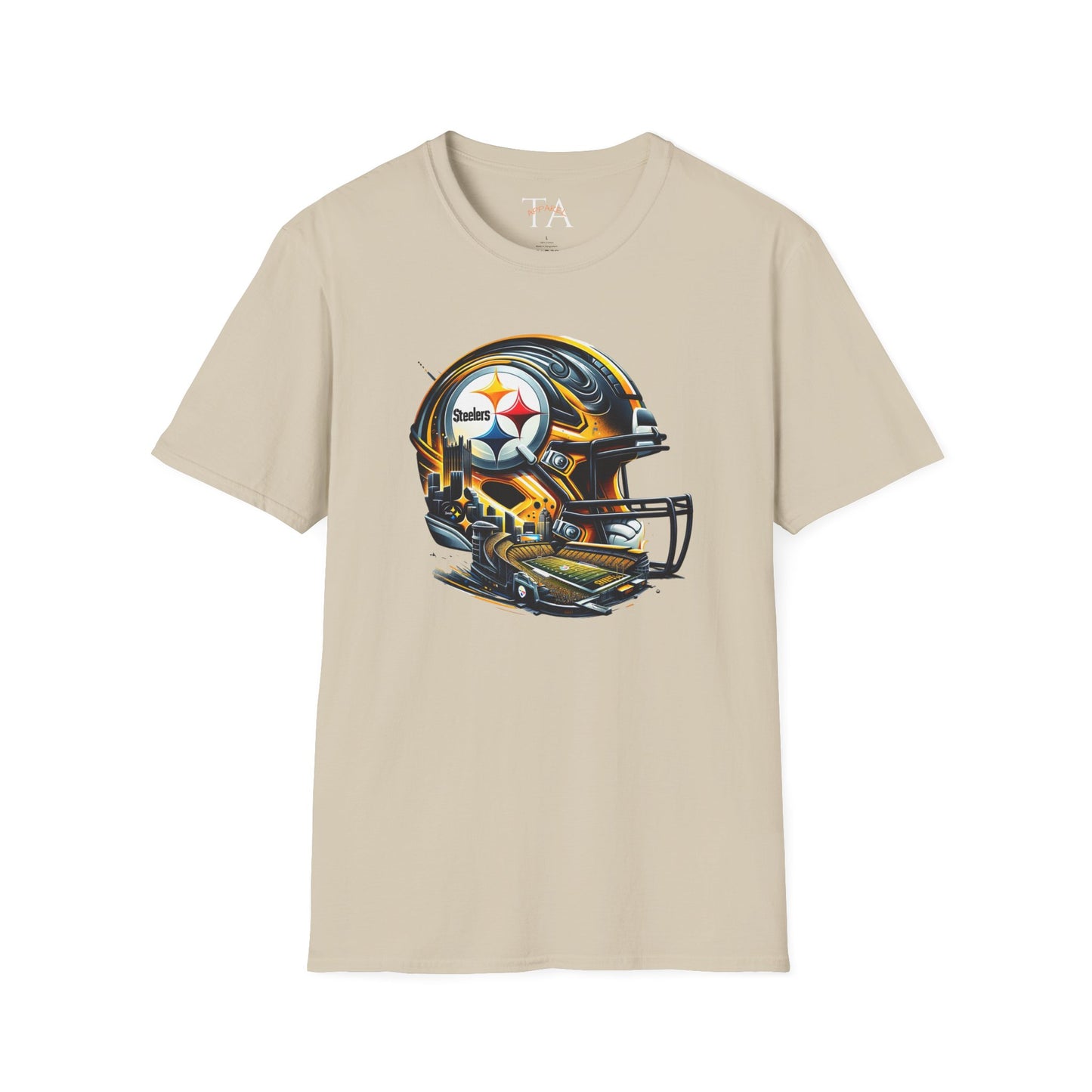 Bold Football Helmet Unisex T-Shirt | Sports Fan Tee