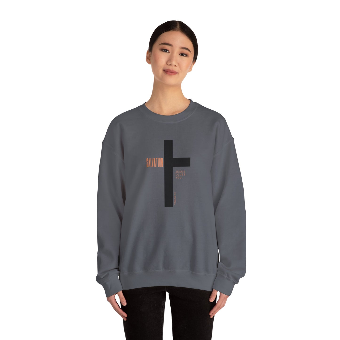 Faith Inspired Salvation Cross Sweatshirt
