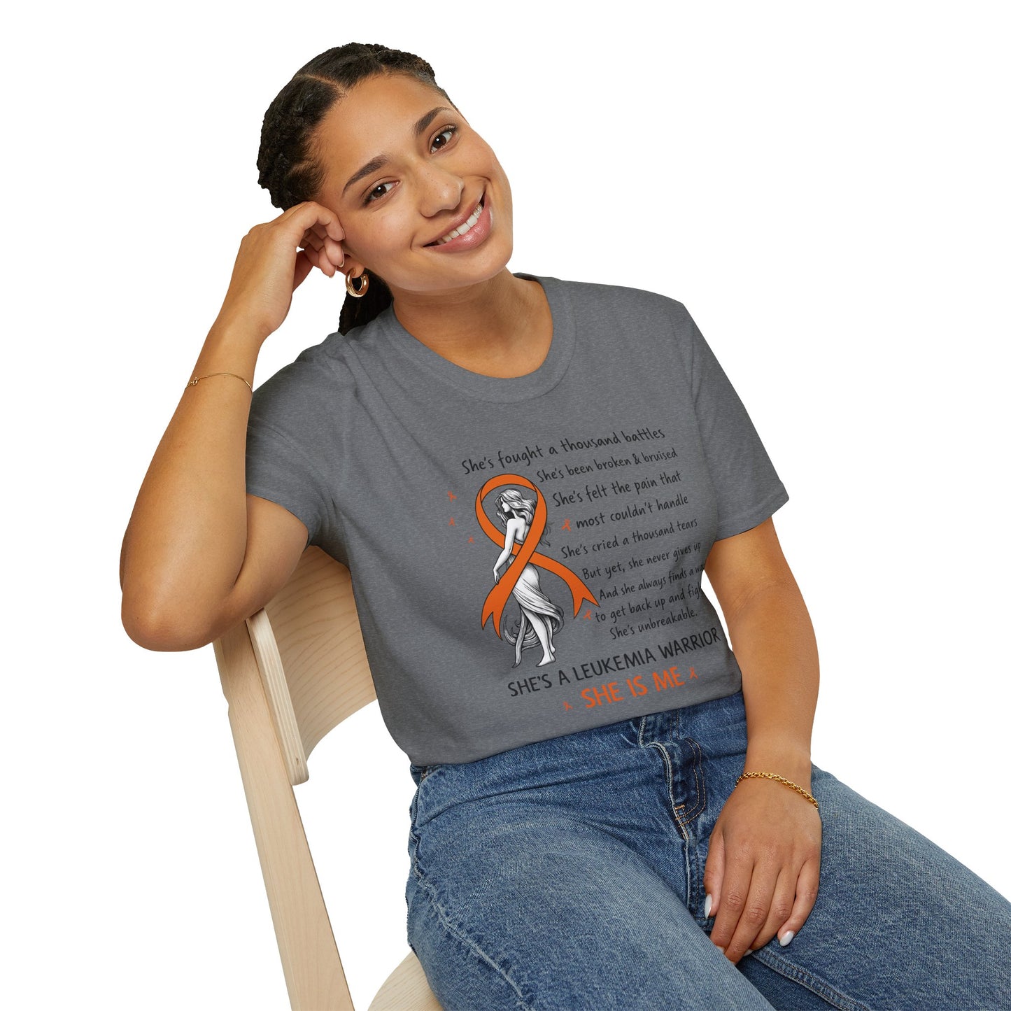 Leukemia Warrior T-Shirt - Unisex Softstyle Support Apparel