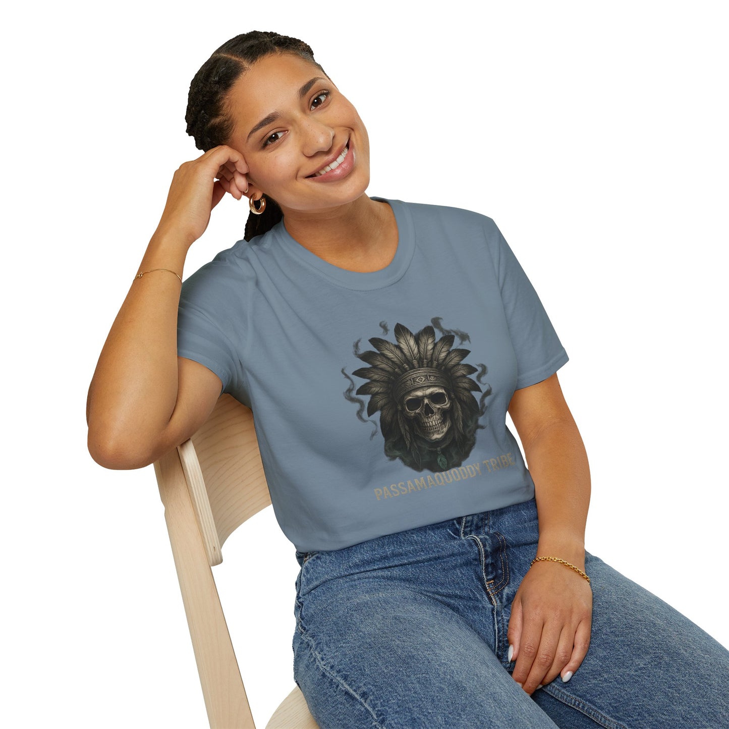 Tribal Graphic T-Shirt - Passamaquoddy Tribe Design7, Gift for Adventurers