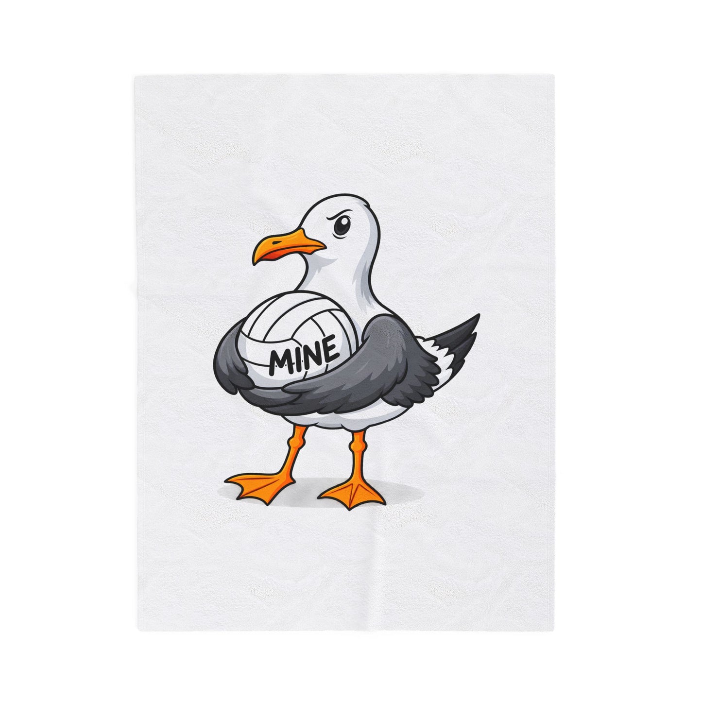 MINE Volleyball Seagull Velveteen Plush BlanketVelveteen